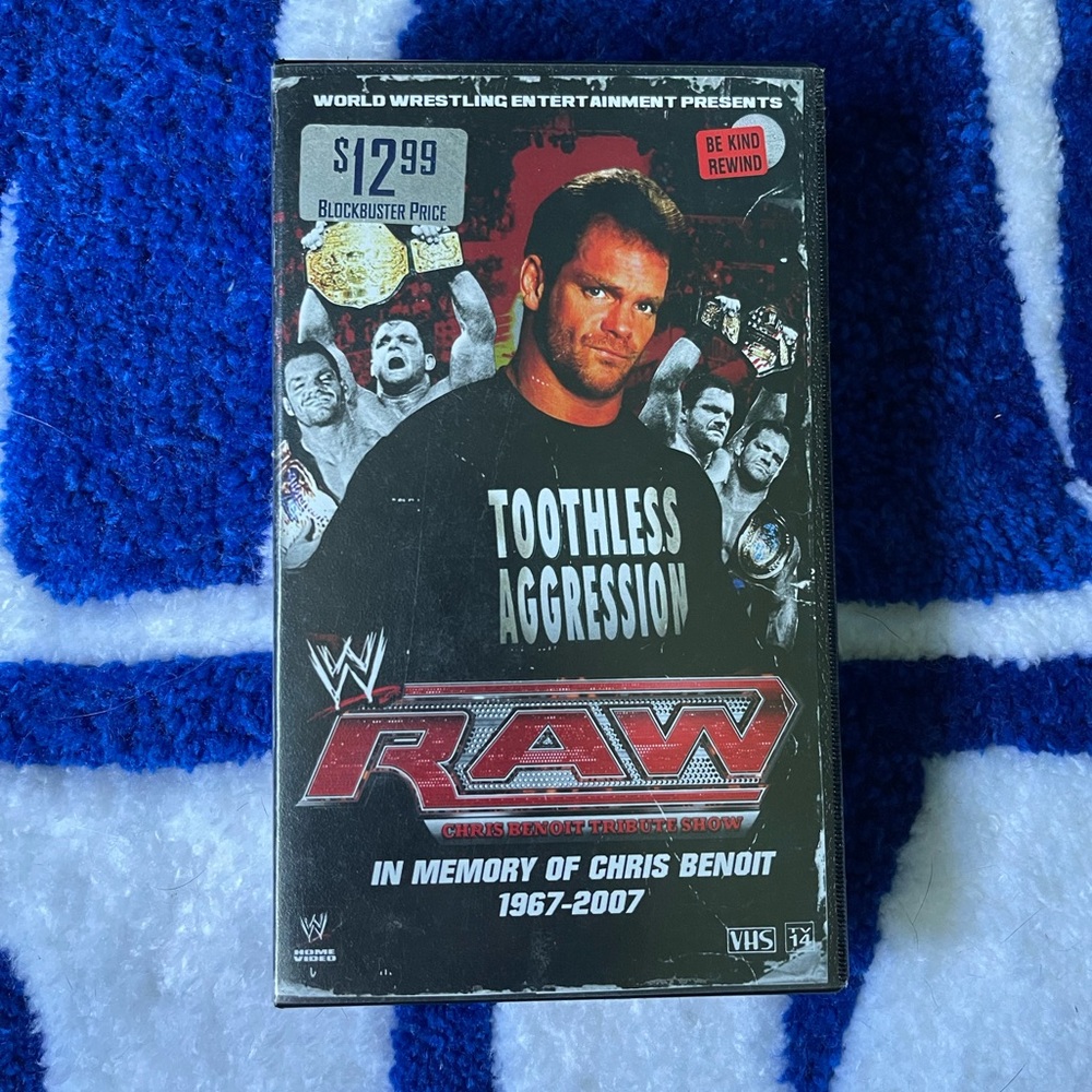 WWE Raw Chris Benoit Tribute VHS